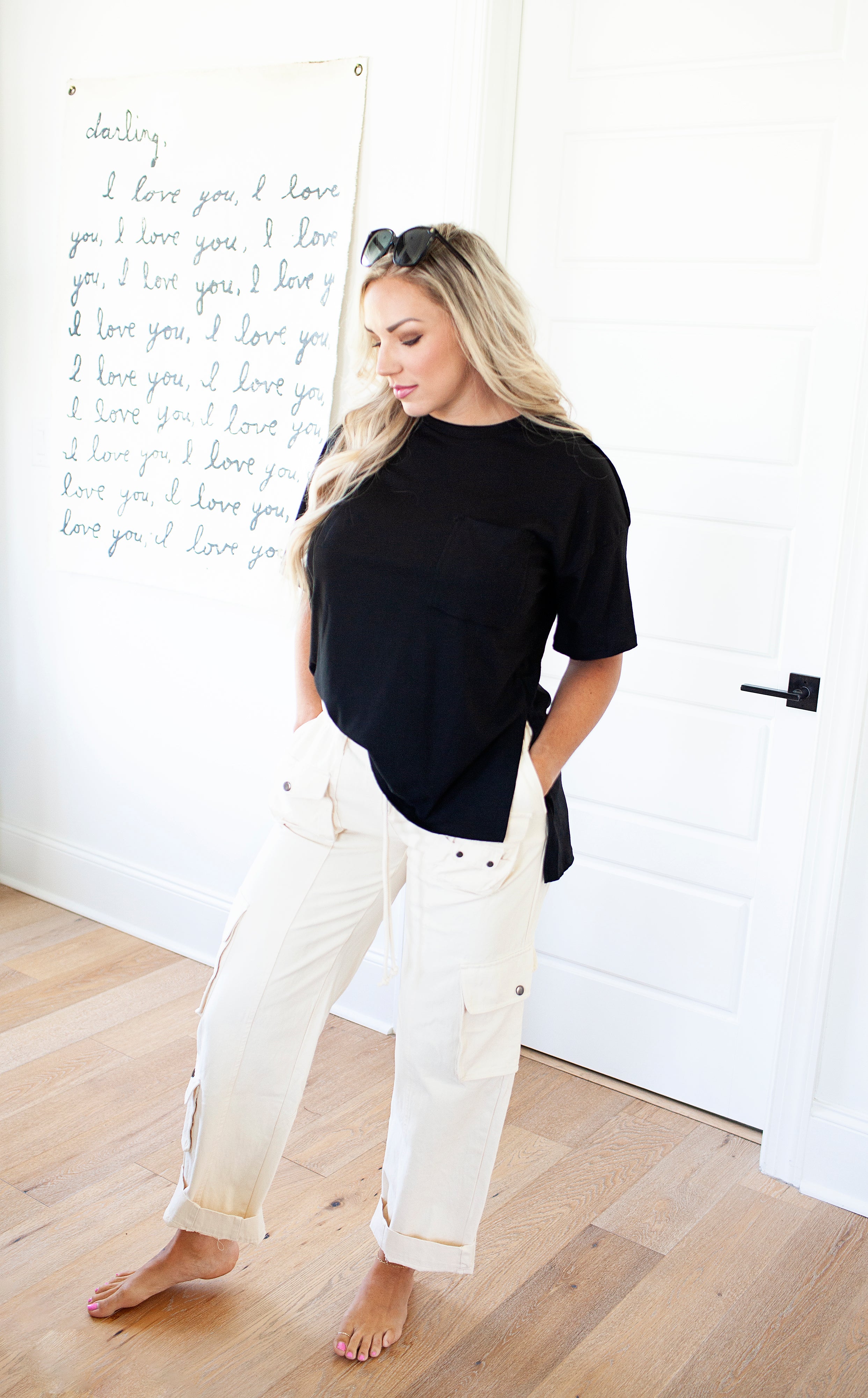 BRIE RELAXED FIT CARGO PANTS