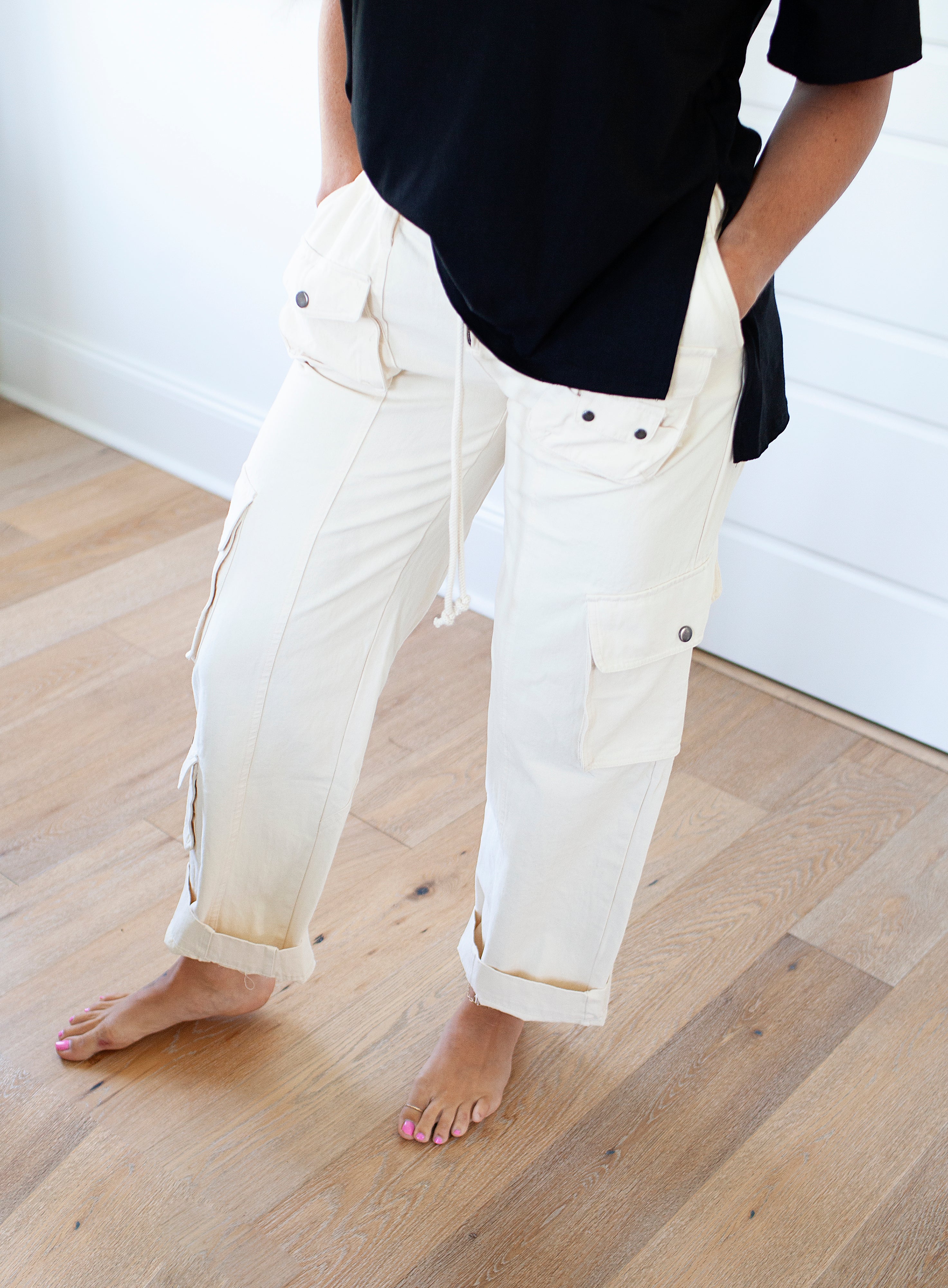 BRIE RELAXED FIT CARGO PANTS